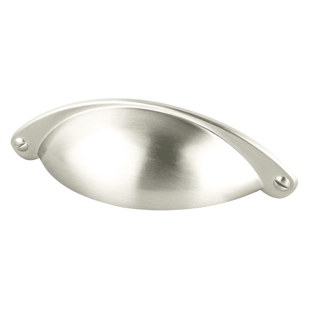 2-1/2" Andante Cup Pull in Brushed Nickel finish by Berenson Hardware