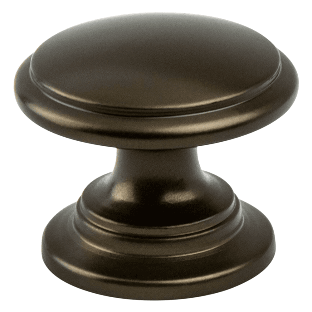 1-3/16" Adagio Round Knob in Oil-Rubbed Bronze finish by Berenson Hardware