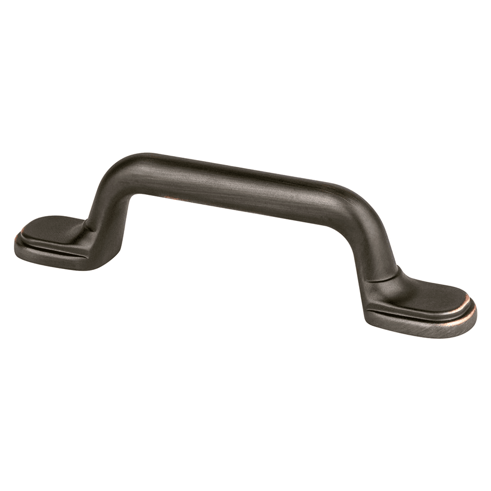 Berenson Hardware Vibrato Handle Pull in Verona Bronze with Thick Handle Construction