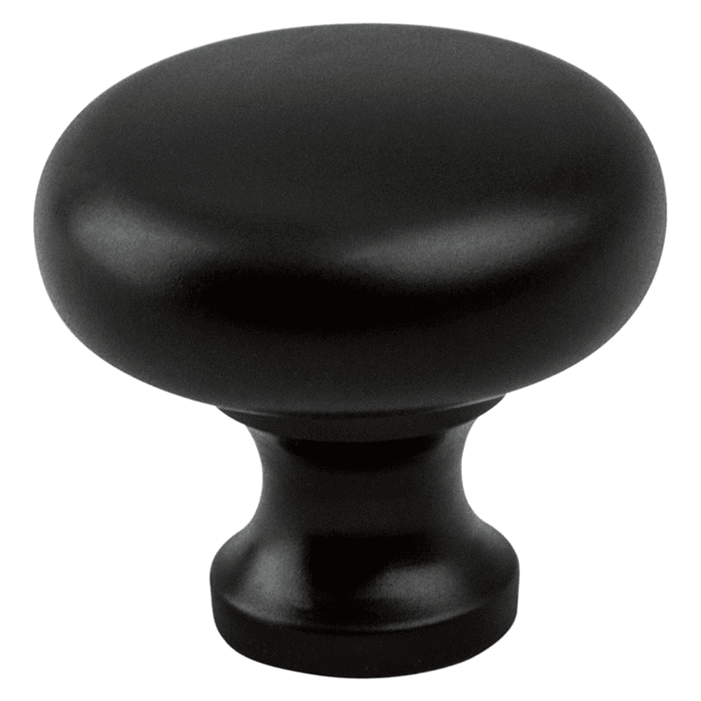 Berenson Hardware Valencia Matte Black Round Knob