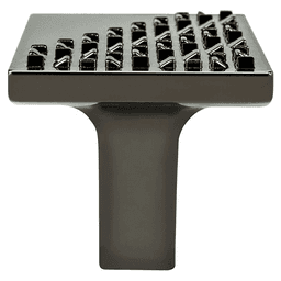 1-3/16&quot; Roque Square Knob, Polished Chrome Alt 1 - Image