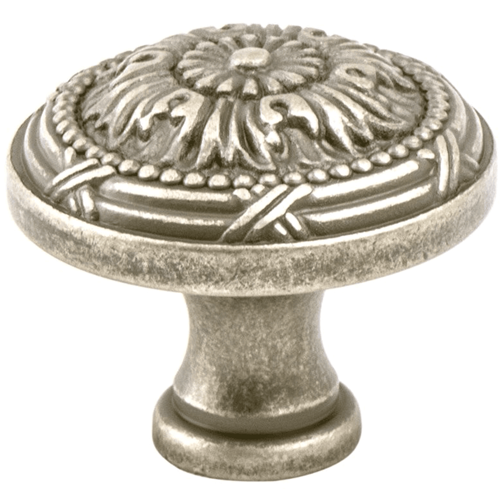 32mm Toccata Round Knob, Weathered Nickel by Berenson Hardware