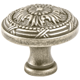 32mm Toccata Round Knob, Weathered Nickel by Berenson Hardware
