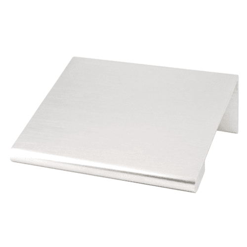 Berenson Hardware 1" Contemporary Advantage Two Edge Finger Pull Brushed Nickel Look - Sleek Style Decorative Hardware