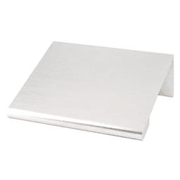 Berenson Hardware 1" Contemporary Advantage Two Edge Finger Pull Brushed Nickel Look - Sleek Style Decorative Hardware