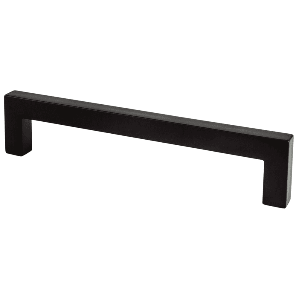 Contemporary Advantage One Collection cabinet hardware in Matte Black from Berenson