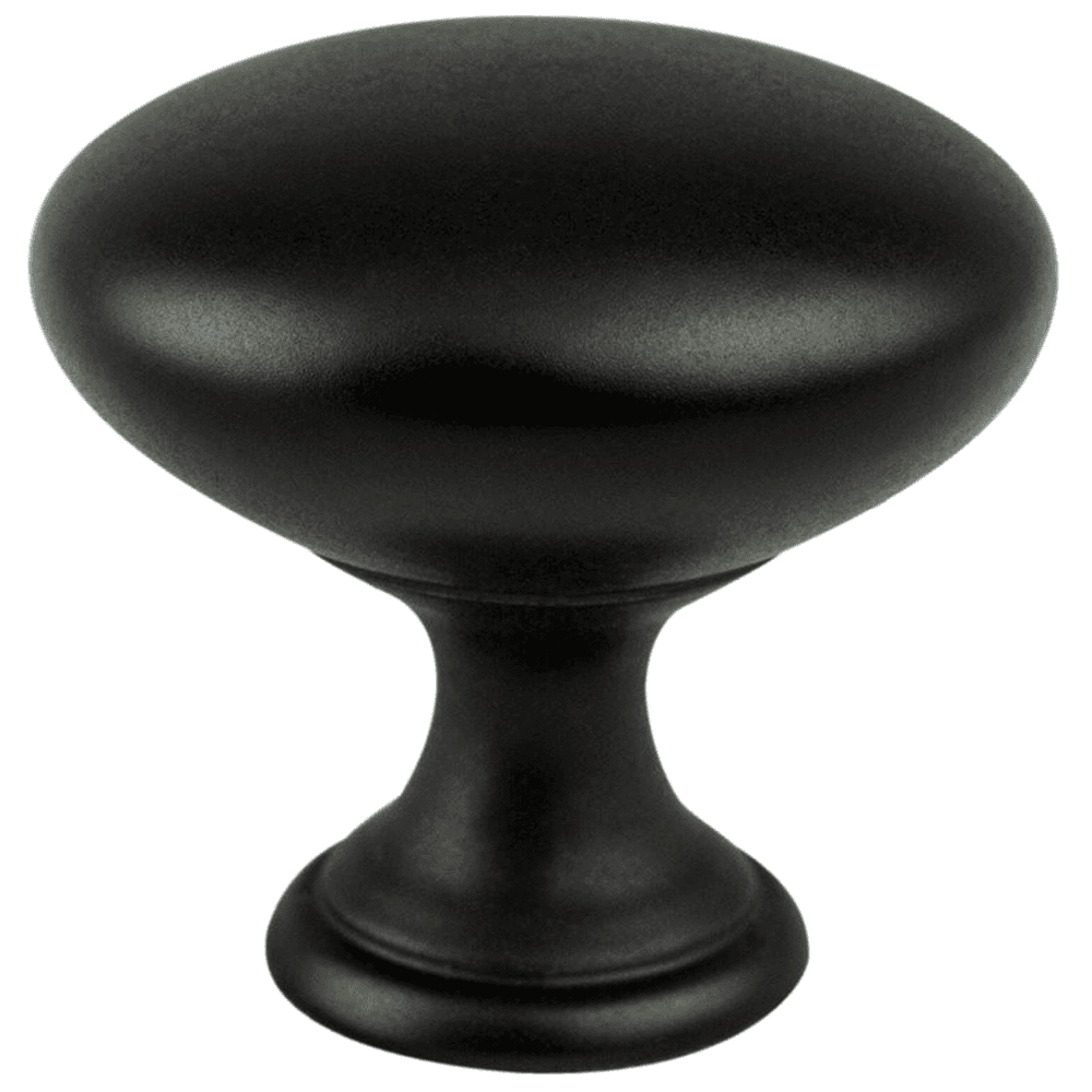 Berenson Hardware 1-1/8" Advantage-1 Round Knob in Matte Black