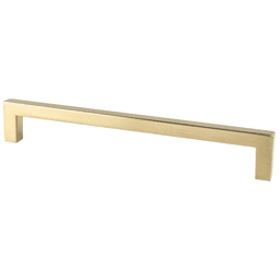 7-9/16" Advantage-1 Bar Pull in Champagne for a minimalist look by Berenson Hardware