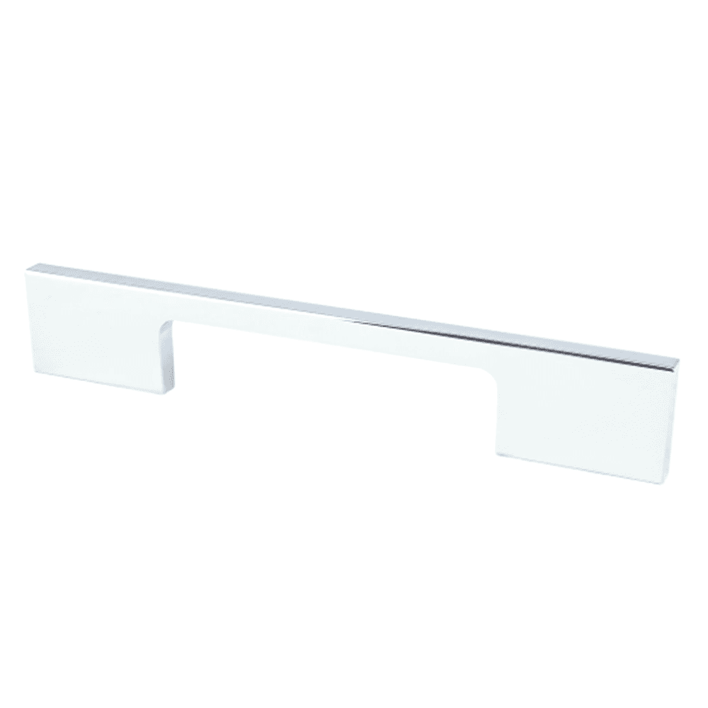 Contemporary Advantage Two Rectangle Pull in Polished Chrome by Berenson Hardware