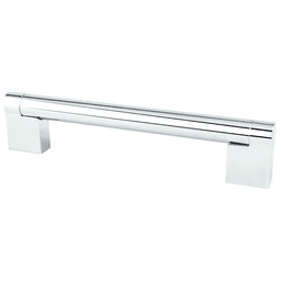 Contemporary Advantage Three Collection Polished Chrome Bar Pull