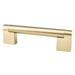 Contemporary Advantage Three Bar Pull in Champagne finish for sleek cabinets