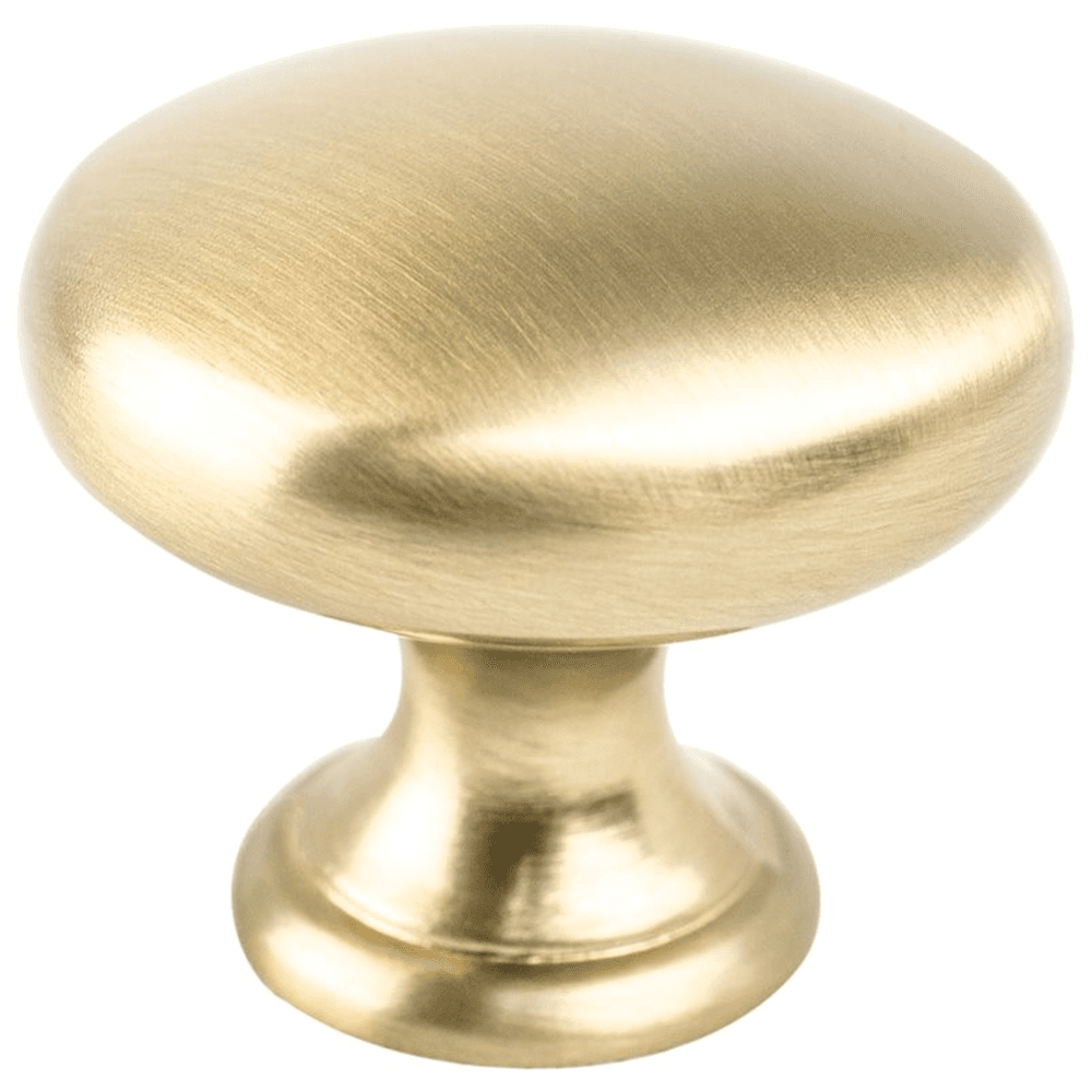 Champagne round knob from Berenson Hardware's Contemporary Advantage Four Collection