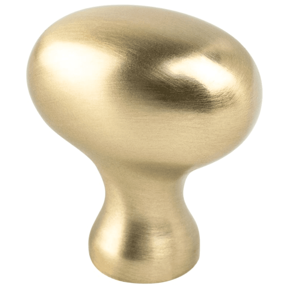 Rounded features and adaptable style champagne knob from Berenson Hardware's Transitional Advantage Three Collection