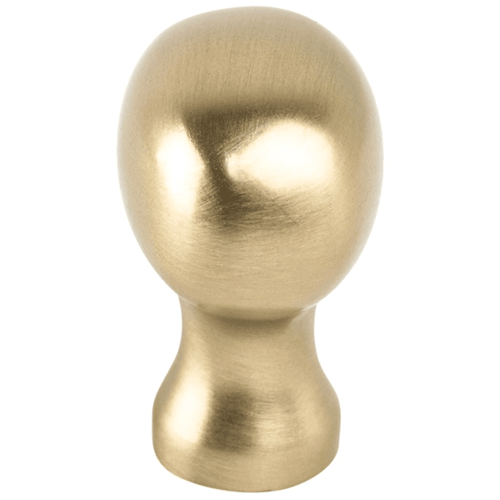 Simple and sleek champagne knob from Berenson Hardware's Transitional Advantage Three Collection