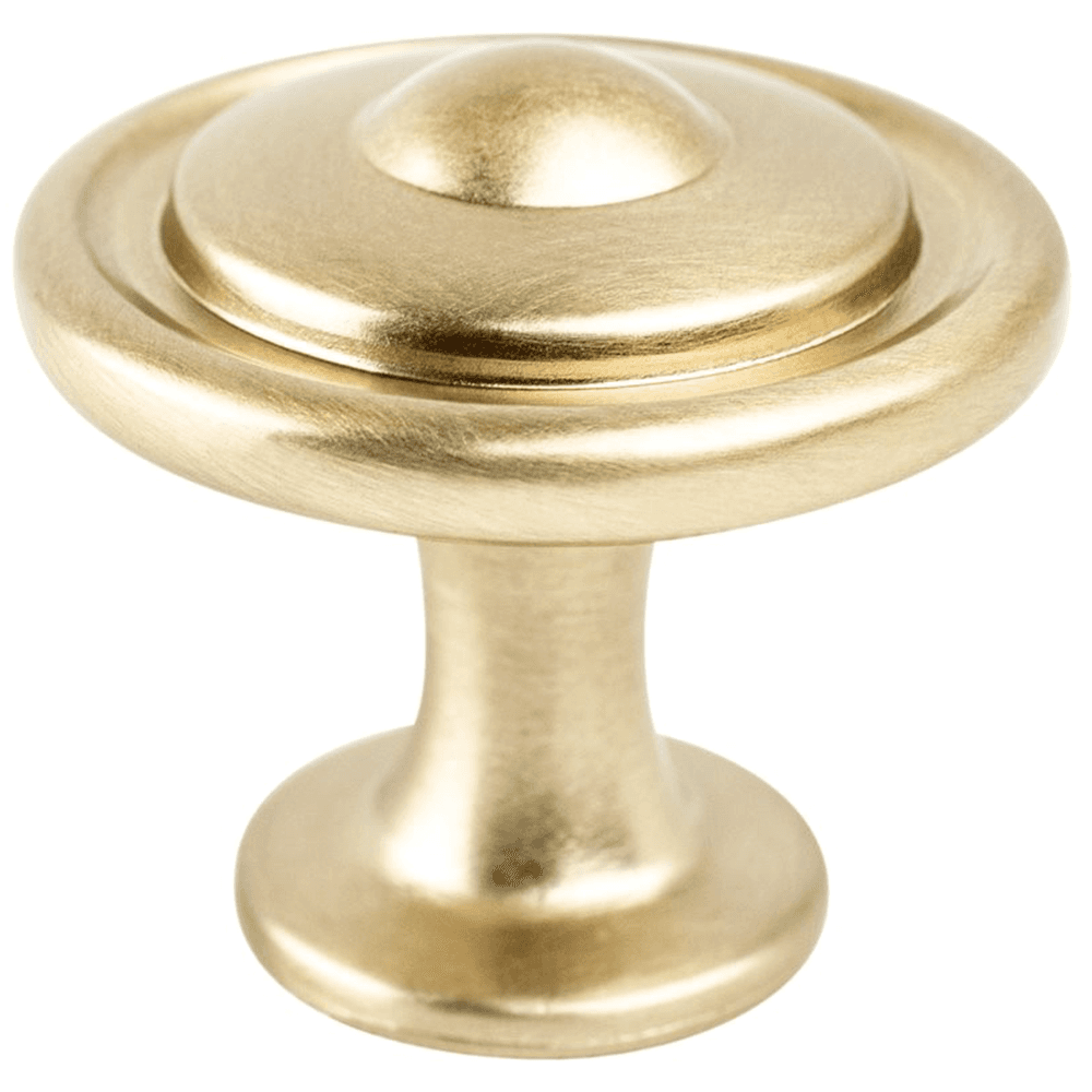 Detailed Center Design Traditional Advantage Three Collection Matte Black Knob