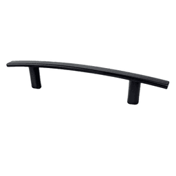 Sleek and stylish Berenson Hardware Matte Black cabinet pull from the Transitional Advantage One Collection
