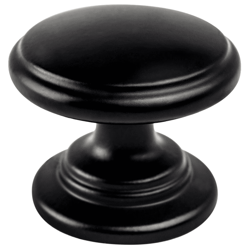 Berenson Hardware 1-3/16" Advantage-2 Tiered Knob in Matte Black finish