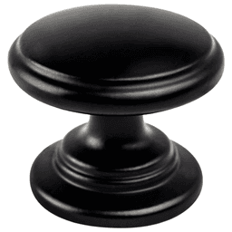 Berenson Hardware 1-3/16" Advantage-2 Tiered Knob in Matte Black finish