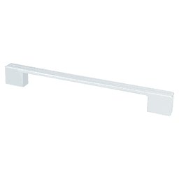 Berenson Hardware 224mm Skyline Bar Pull, Polished Chrome on White Background
