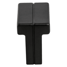 Skyline Matte Black T-Shaped Knob for Kitchen Cabinets by Berenson Hardware