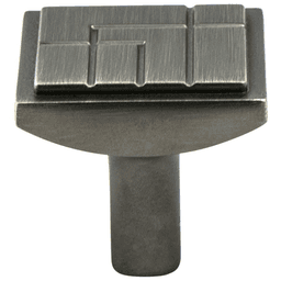 1-1/8" Oak Park Rectangle Knob for Cabinets by Berenson Hardware