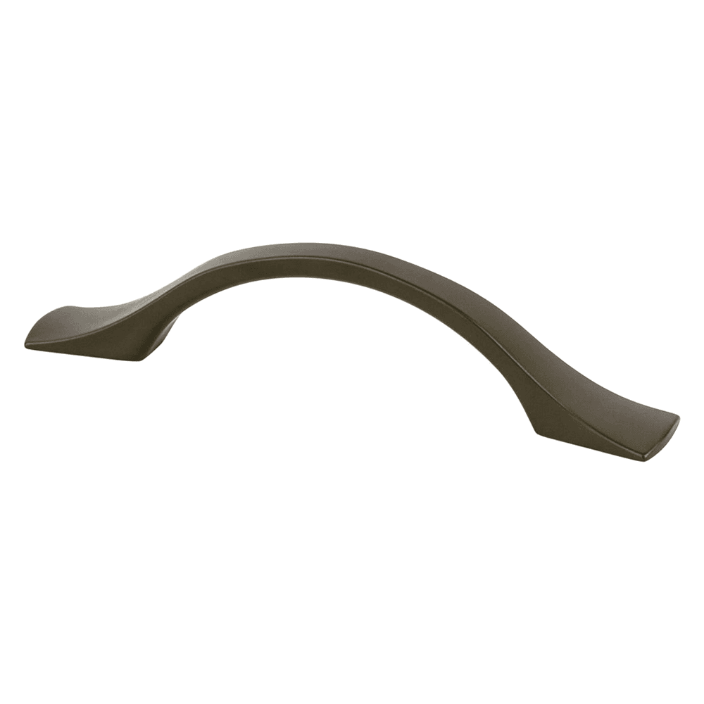 Berenson Hardware 96mm Echo Handle Pull in Oil-Rubbed Bronze - Front View
