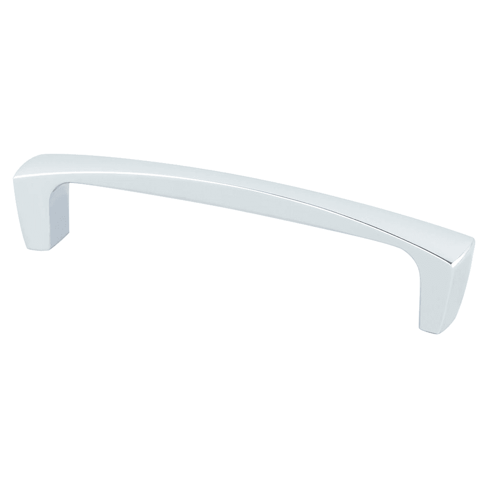 Transitional Brushed Nickel cabinet pull from the Aspire Collection adds classic element to your home