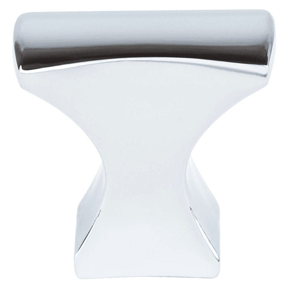 Sleek and sophisticated Aspire Collection Brushed Tin knob for transitional home design