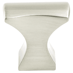 Berenson Hardware Aspire Collection Brushed Nickel Rectangle Knob