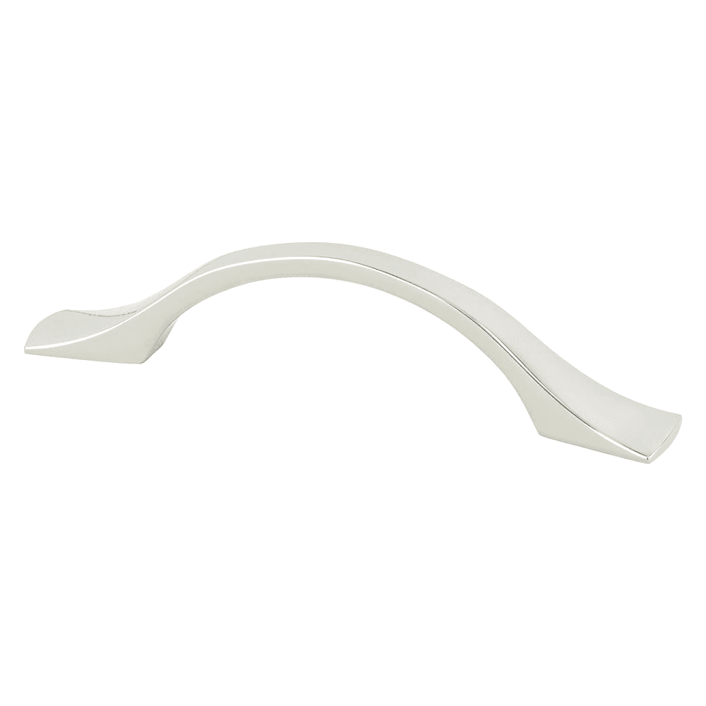 Berenson Hardware 96mm Echo Handle Pull in Matte Black - Front View