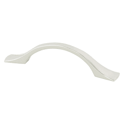 Berenson Hardware 96mm Echo Handle Pull in Matte Black - Front View