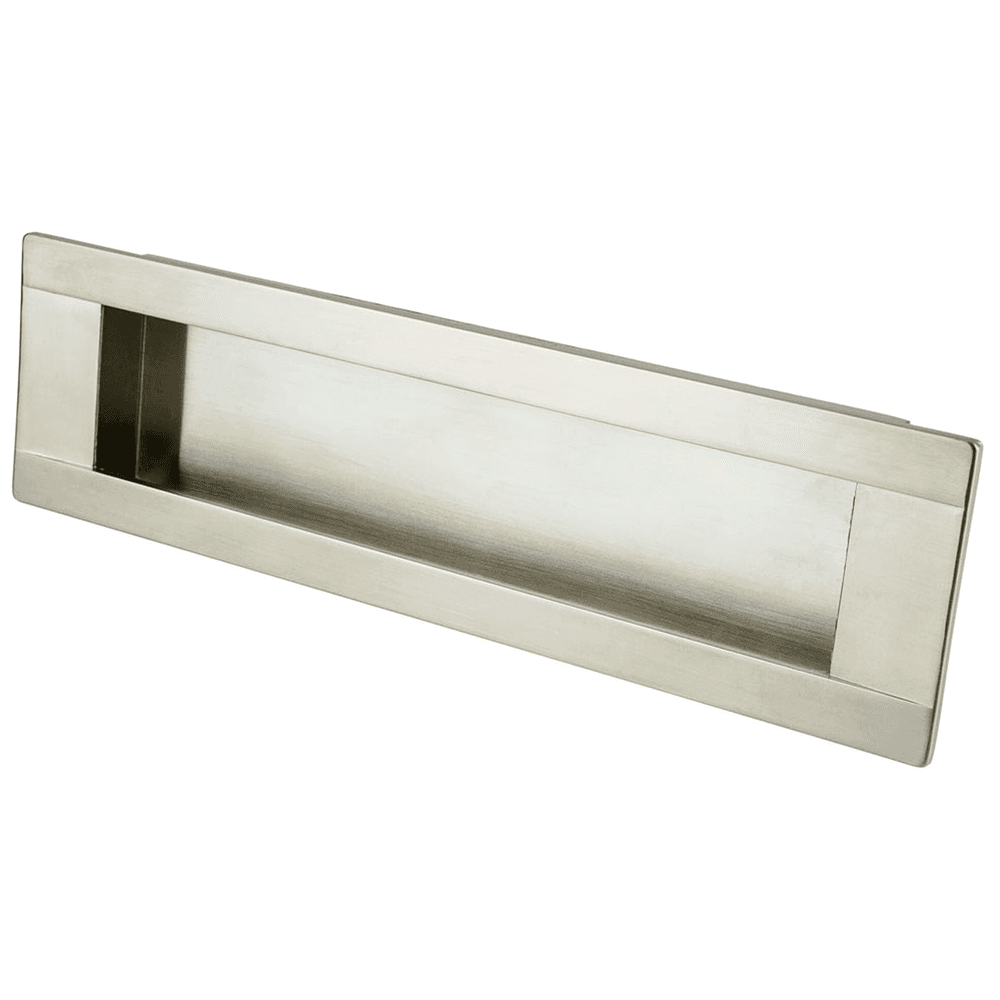 Brushed Nickel recess pull from the Seize Collection by Berenson Hardware