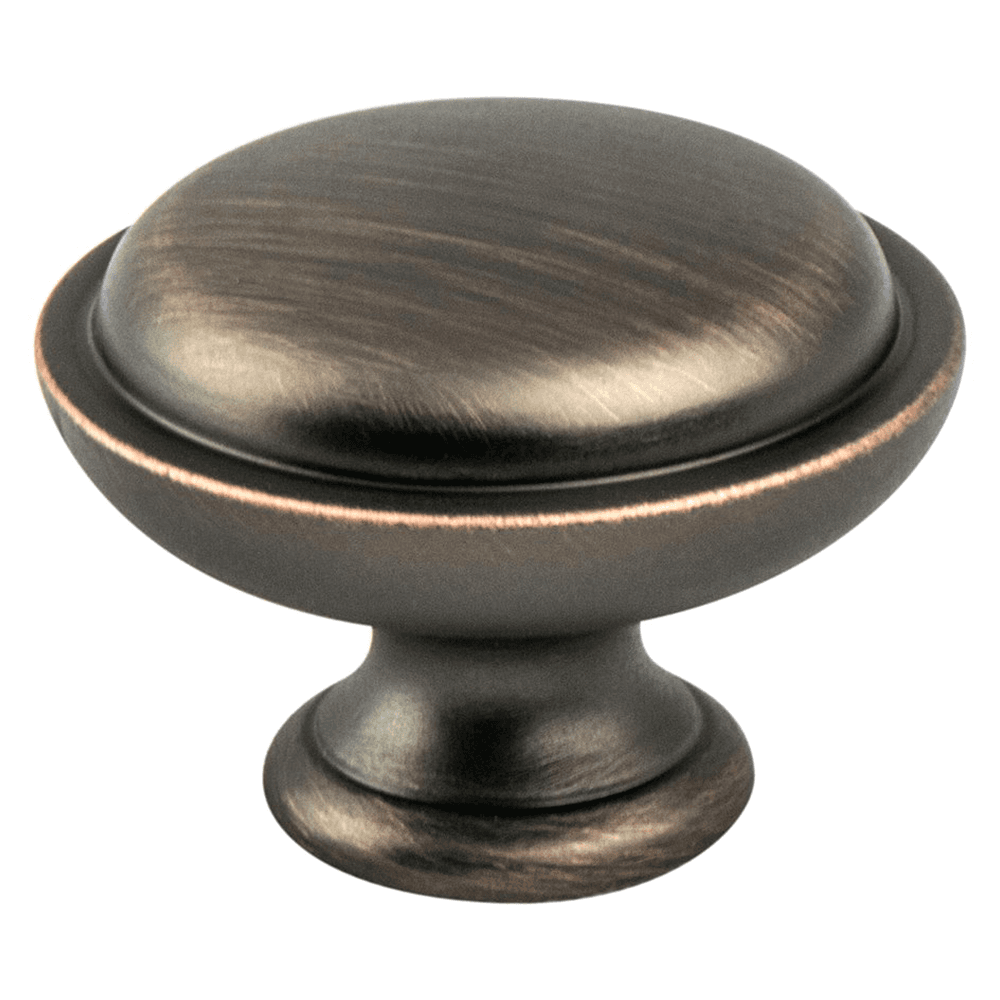 Berenson Hardware 29mm Advantage Plus-1 Rimmed Knob in Verona Bronze