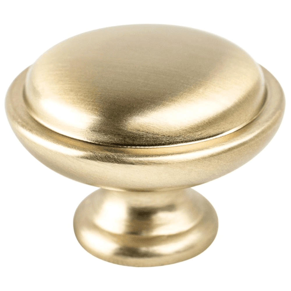 Champagne rimmed knob from Berenson Hardware's Traditional Advantage One Collection