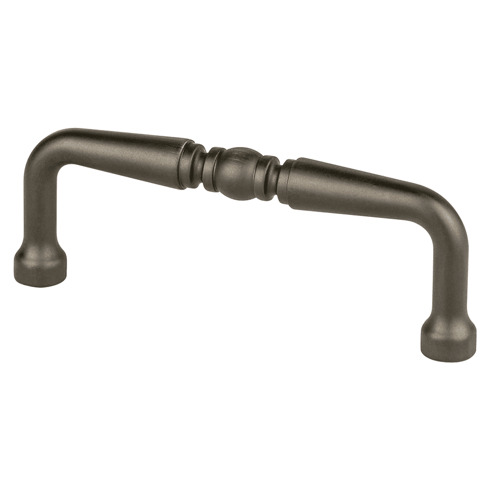 Berenson Hardware 3" Advantage Plus-2 Handle Pull in Weathered Nickel - Front View