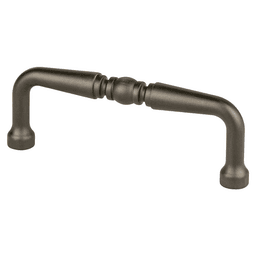 Berenson Hardware 3" Advantage Plus-2 Handle Pull in Weathered Nickel - Front View