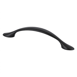 96mm Advantage Plus-3 Handle Pull in Black by Berenson Hardware