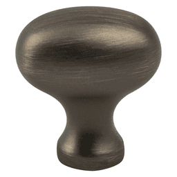 Berenson Hardware 34mm Advantage Plus-3 Oval Knob in Verona Bronze with 1-5/16" Length