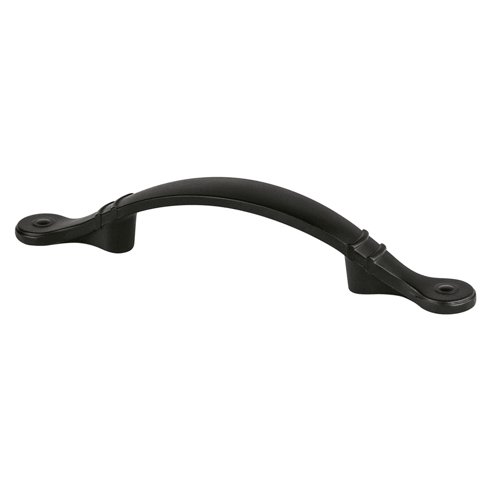 Berenson Hardware 3" Advantage Plus-4 Handle Pull, Black - Close Up View