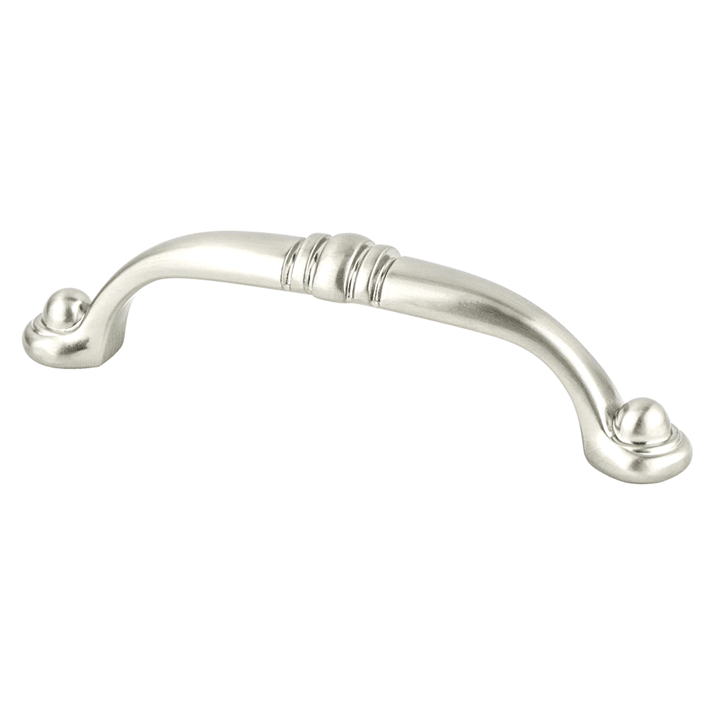 Advantage Plus-5 handle pull in brushed nickel finish for 96mm cabinets