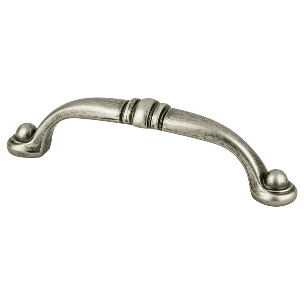 96mm Advantage Plus-5 Handle Pull in Weathered Nickel Finish - 4" Length - Berenson Hardware