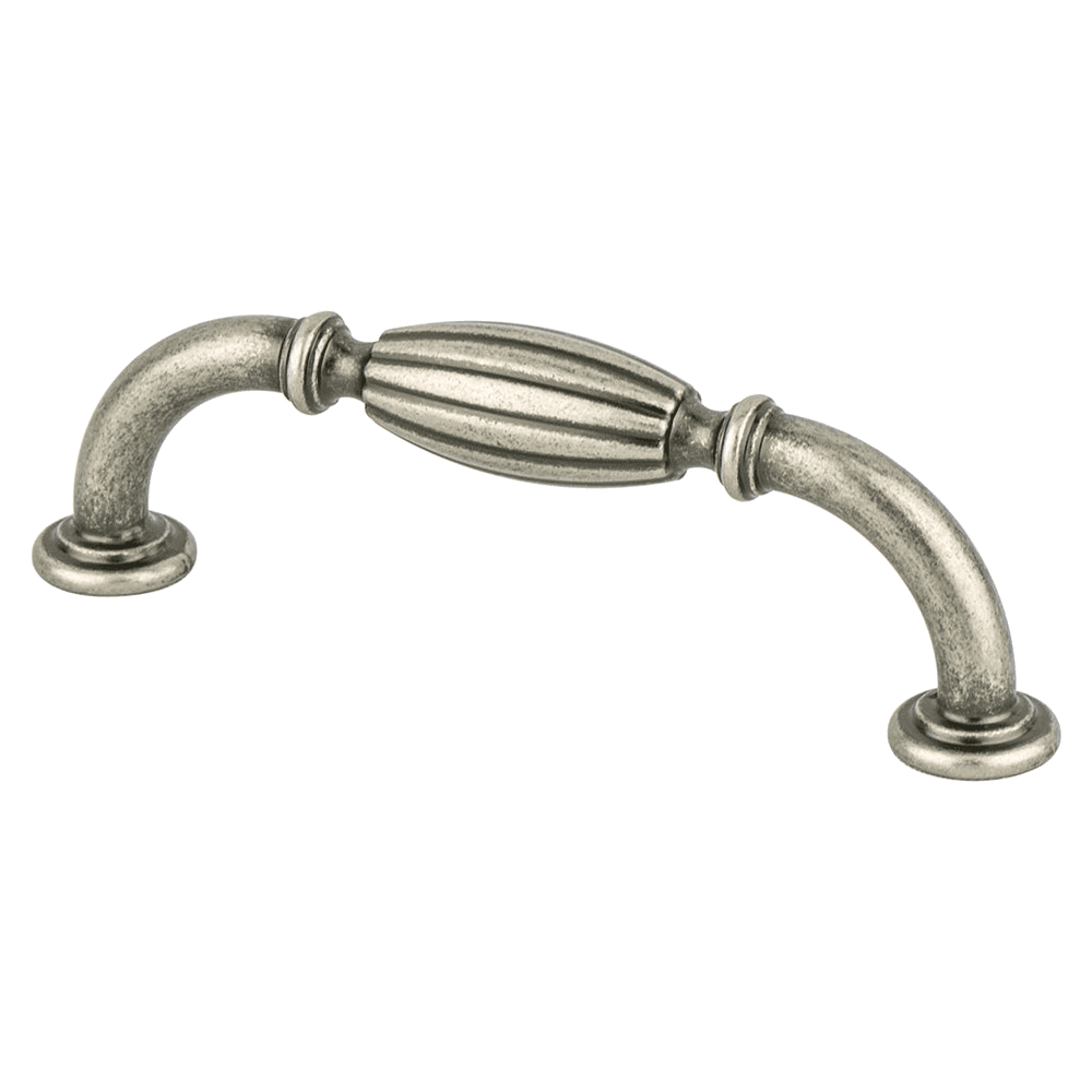 Berenson Hardware 96mm Advantage Plus-5 handle pull in weathered nickel finish