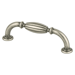 Berenson Hardware 96mm Advantage Plus-5 handle pull in weathered nickel finish