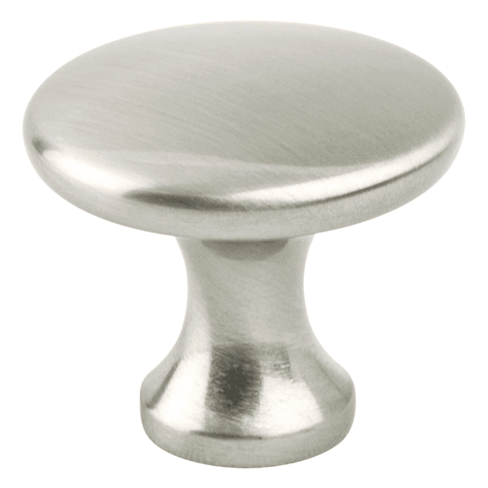 Soft curves on Berenson Hardware's 29mm round Black knob create subtle presence