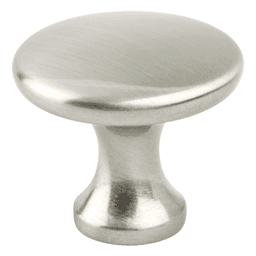 Soft curves on Berenson Hardware's 29mm round Black knob create subtle presence