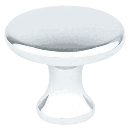 29mm Advantage Plus-7 Round Knob in Polished Chrome