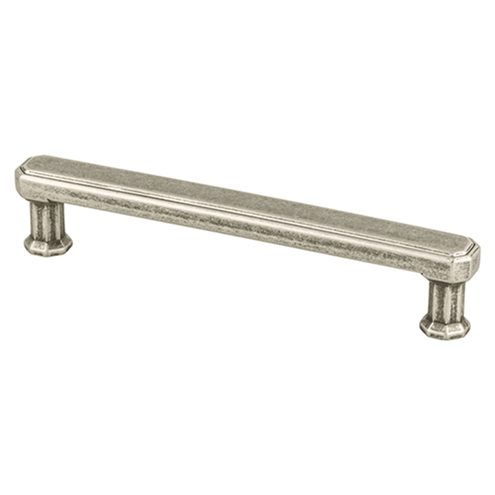 Contemporary brushed nickel cabinet handle by Berenson Hardware