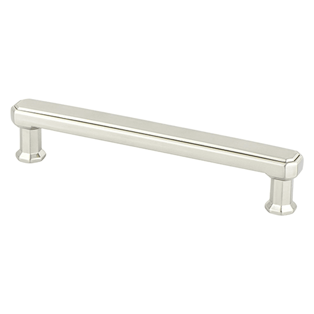 128mm brushed nickel harmony bar pull by Berenson Hardware