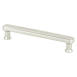 128mm brushed nickel harmony bar pull by Berenson Hardware