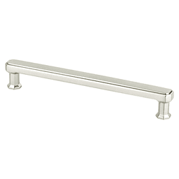 Semi-precious gemstone-inspired design in Vintage Nickel 160mm pull
